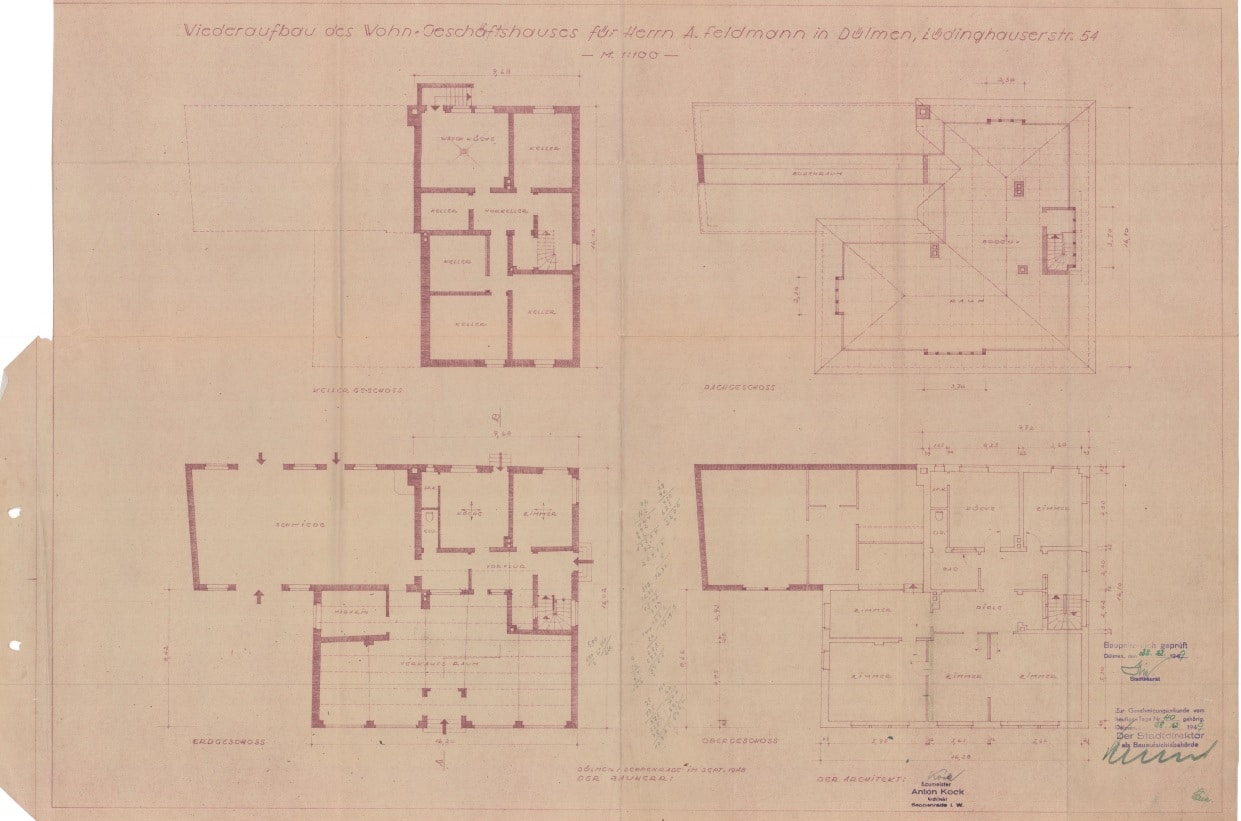 Bauplan Lüdinghauser Str. 42 Dülmen